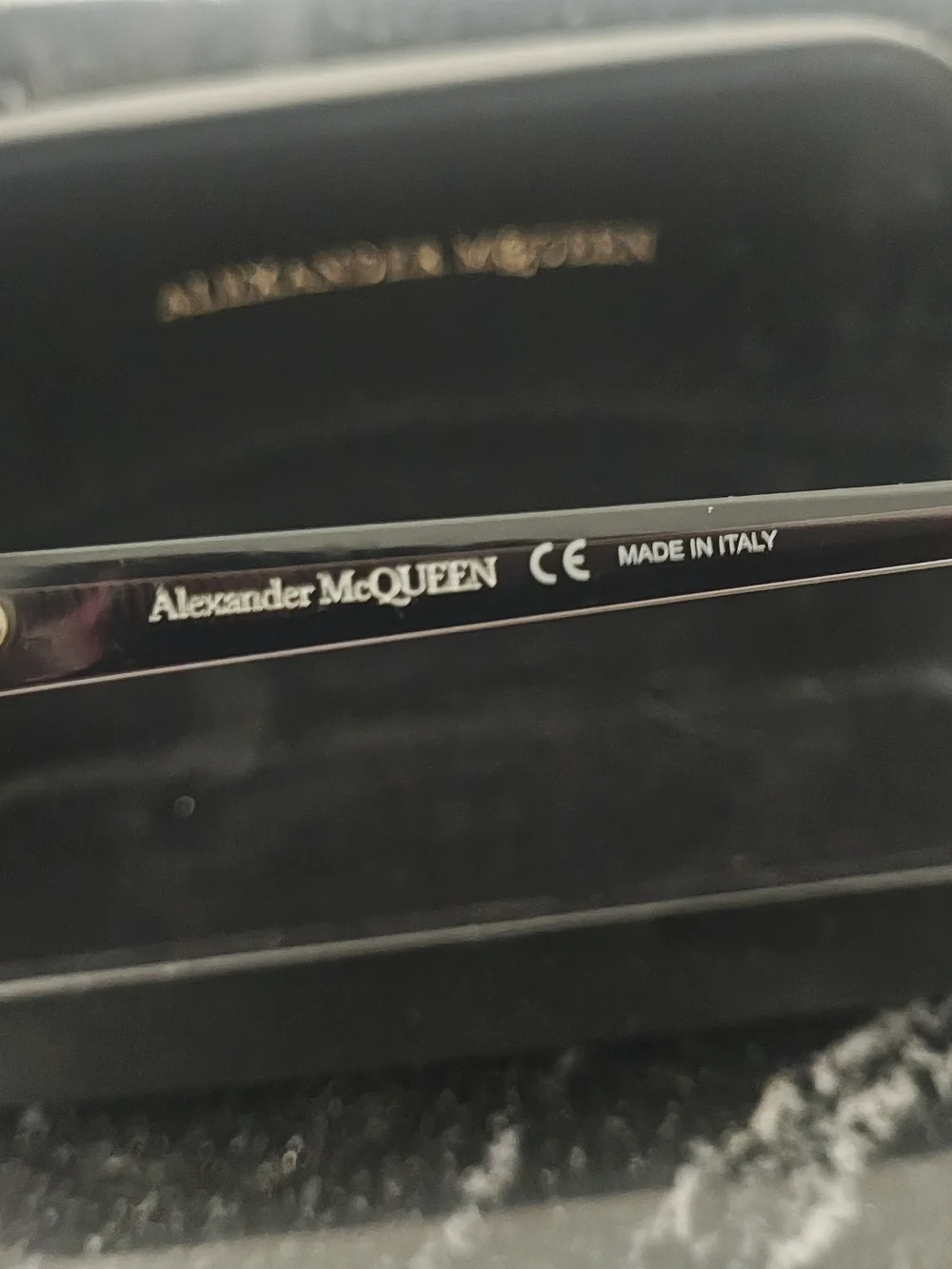 Alexander McQueen Grey Gradient Cat-Eye Sunglasses